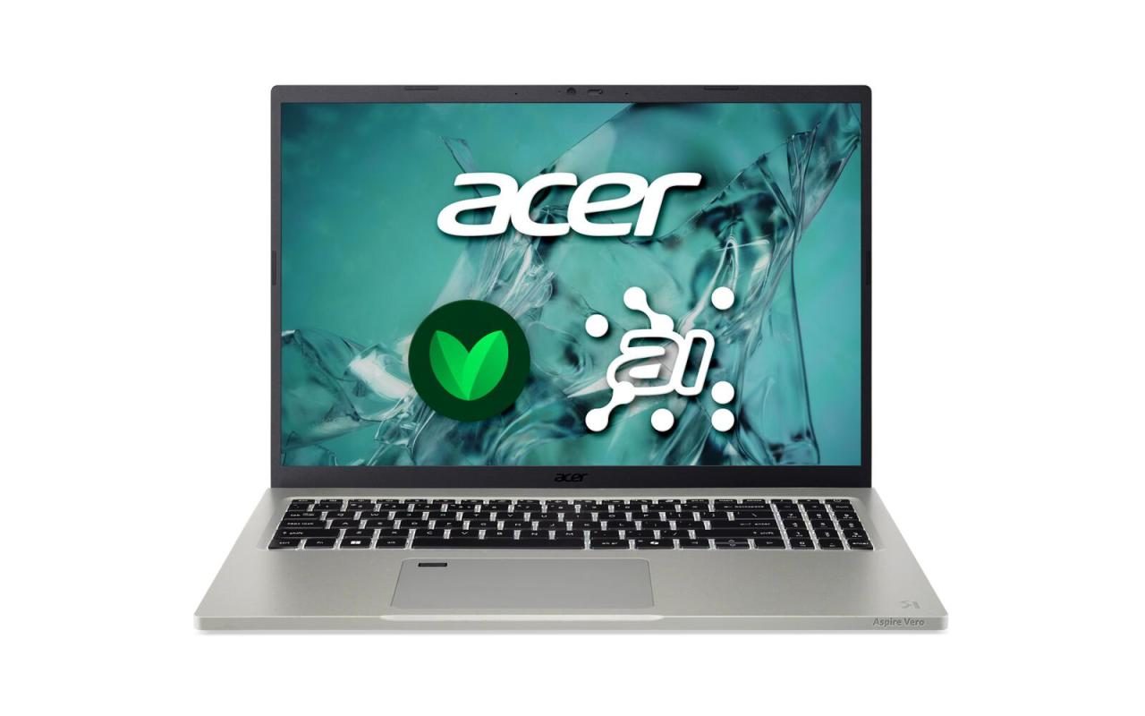 4711474405258 - acer Aspire Vero 16 AV16-71P-72VJ Notebook 406 cm (160 Zoll) 16 GB RAM 1 TB SSD Intel® Core™ Ultra 7 255H