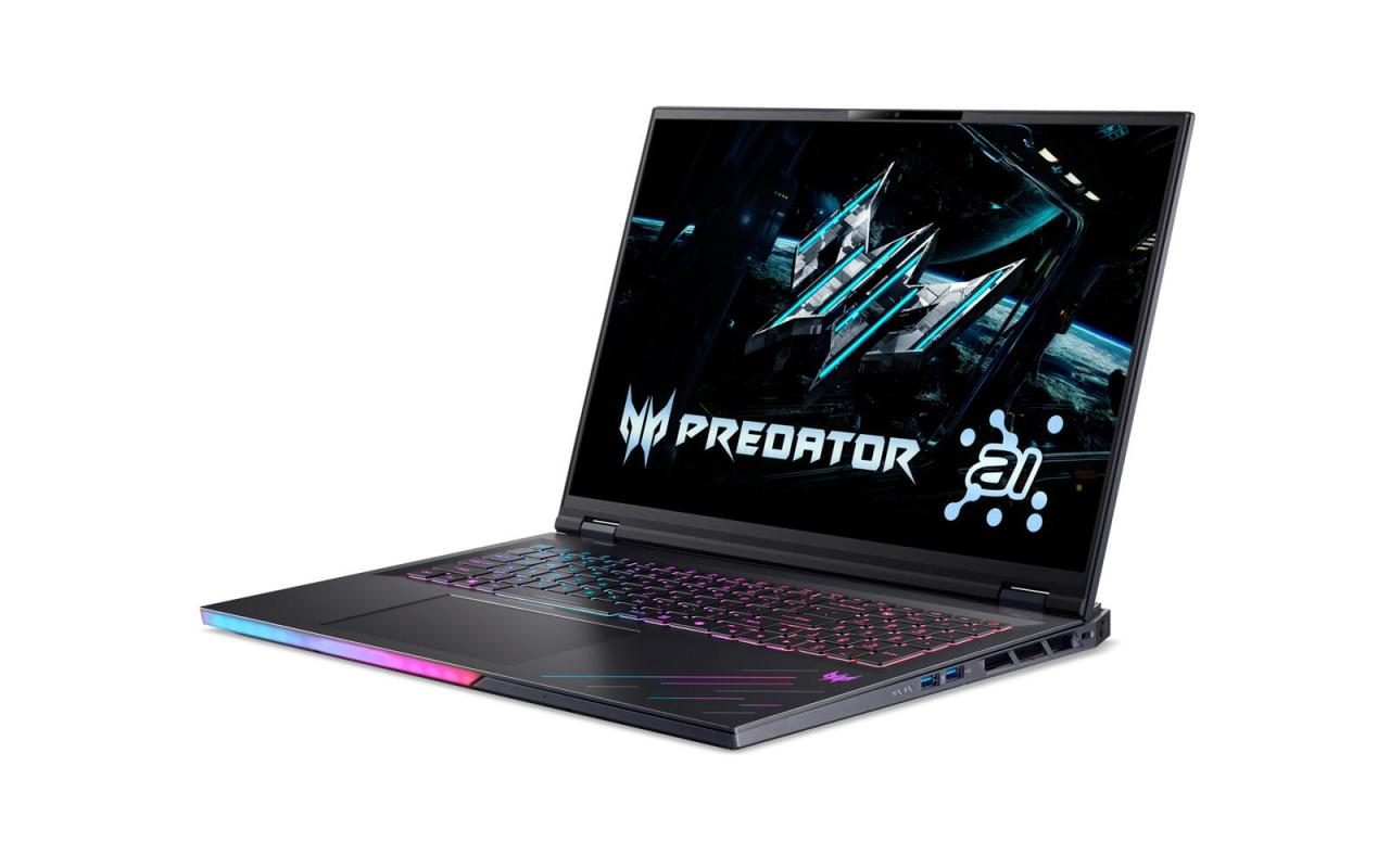 4711474415332 - acer Predator Helios 18 AI PH18-73-97FE Notebook 457 cm (180 Zoll) 64 GB RAM 4 TB SSD Intel® Core™ Ultra 9 275HX
