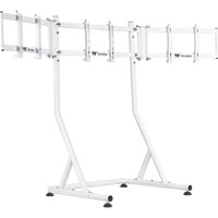 4711475645226 - Triple Monitor Stand Snow für Racing Simulator Cockpit GR500 Monitorhalterung