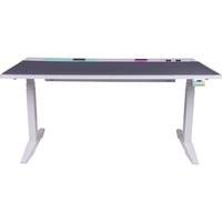 4711475647244 - G700 RGB White Gaming Desk Gaming-Tisch