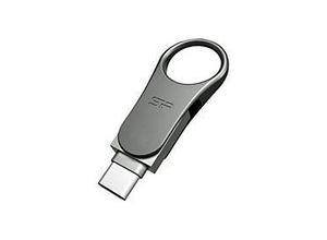 4712702644821 - - USB-Stick 32GB C80 30 Silver Type C-Ready (SP032GBUC3C80V1S)