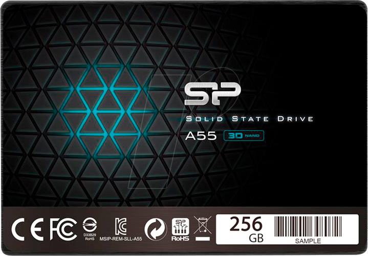 4712702659115 - SILICON POWER A55 - SSD - 256 GB - intern - 25 (64 cm) - SATA 6Gb s