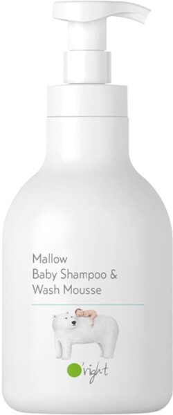 4712782265046 - Oright Mallow Baby Shampoo & Wash Mousse 650 ml