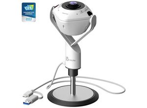 4712795086720 - j5create JVU368-N Full HD-Webcam 1920 x 1080 Pixel 360° Erfassung Mikrofon Standfuß