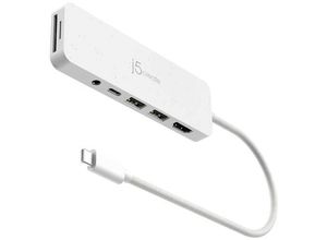 4712795087536 - j5create USB-C® Dockingstation JCD373EW-N USB-C® Power Delivery integrierter Kartenleser