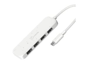 4712795087765 - j5create JCH341EW-N 4 Port USB 32 Gen 2-Hub Weiß