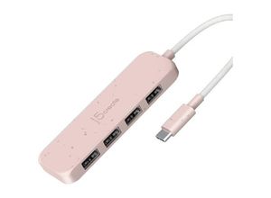 4712795087772 - j5create JCH341ER-N 4 Port USB 32 Gen 2-Hub Rose