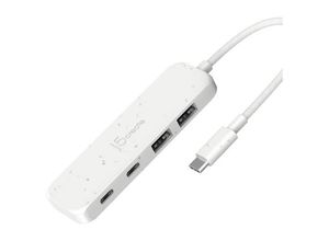 4712795087796 - j5create JCH342EW-N 4 Port USB 32 Gen 2-Hub Weiß