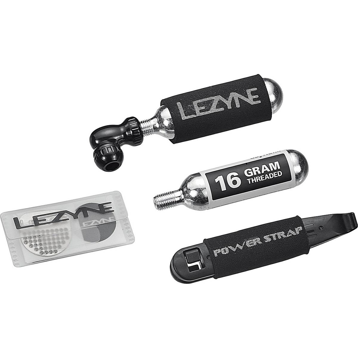 4712805983308 - Lezyne CO2 Twin Drive Reifenreparaturset mit Kartuschen und Zubehör