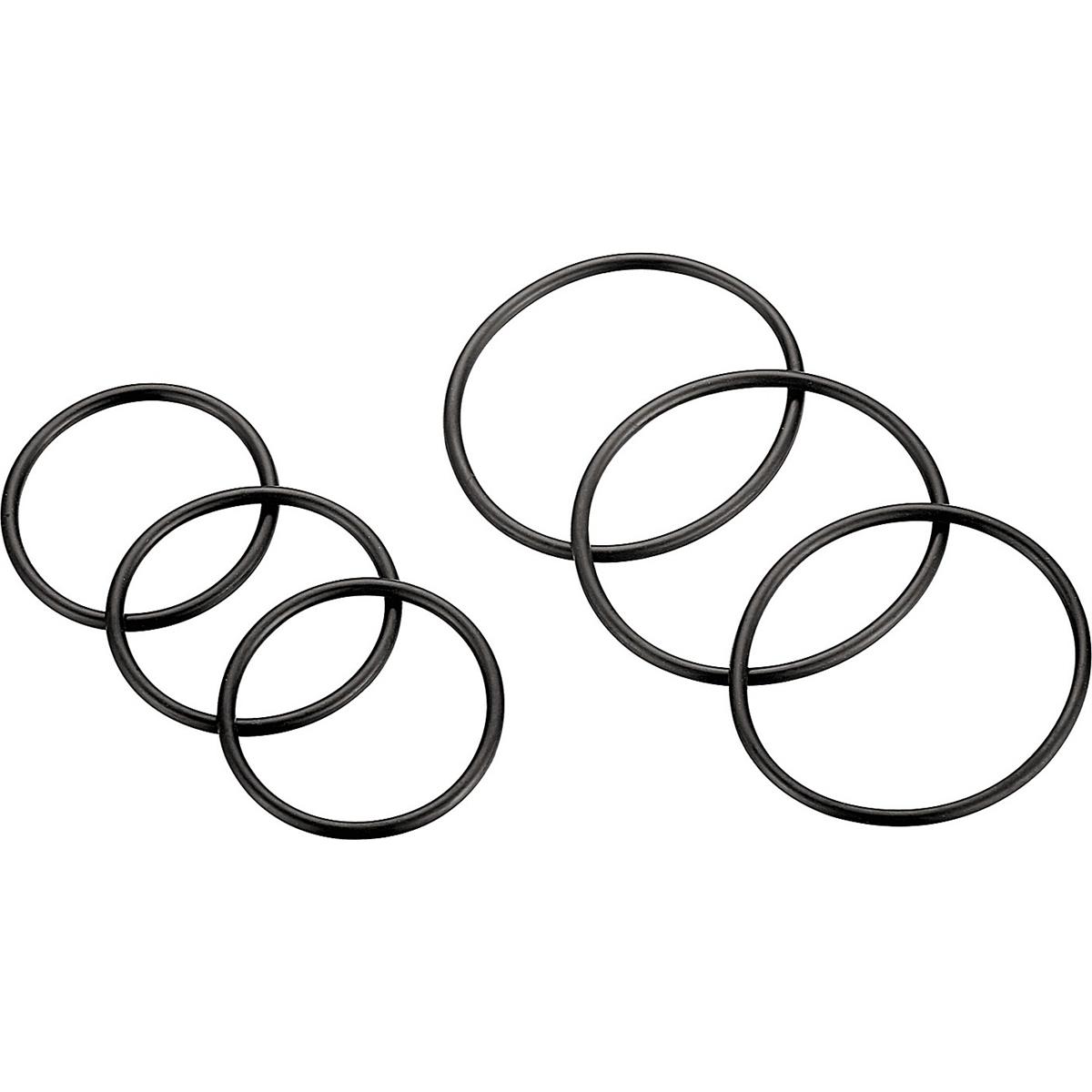 4712805984947 - Lezyne O-Ring Set für GPS-Halterung X-Lock - 3 Große & 3 Kleine Schwarz