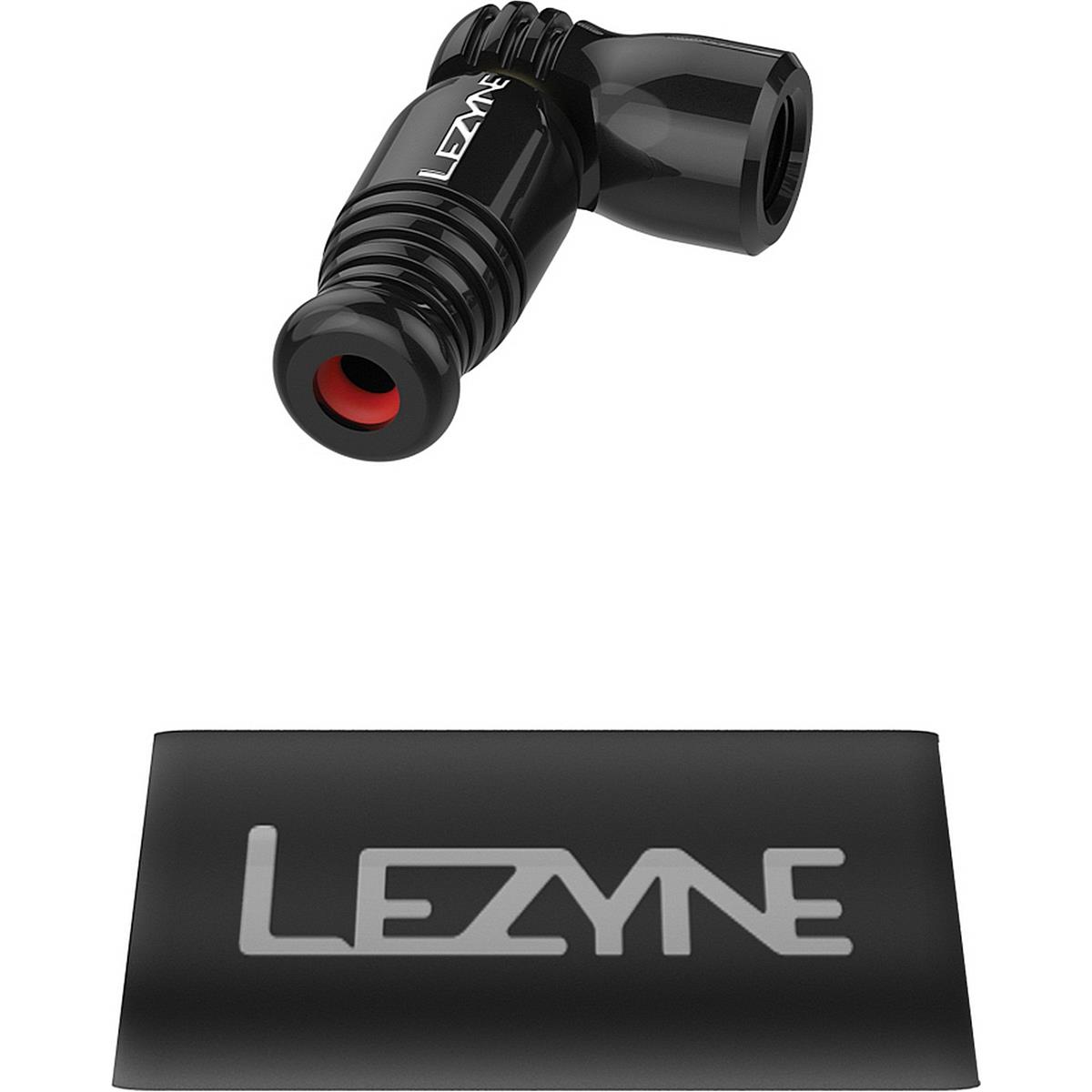 4712805987719 - Lezyne CO2 Trigger Speed Drive CNC Pumpe Kopf Schwarz Silber für schnelles Aufpumpen