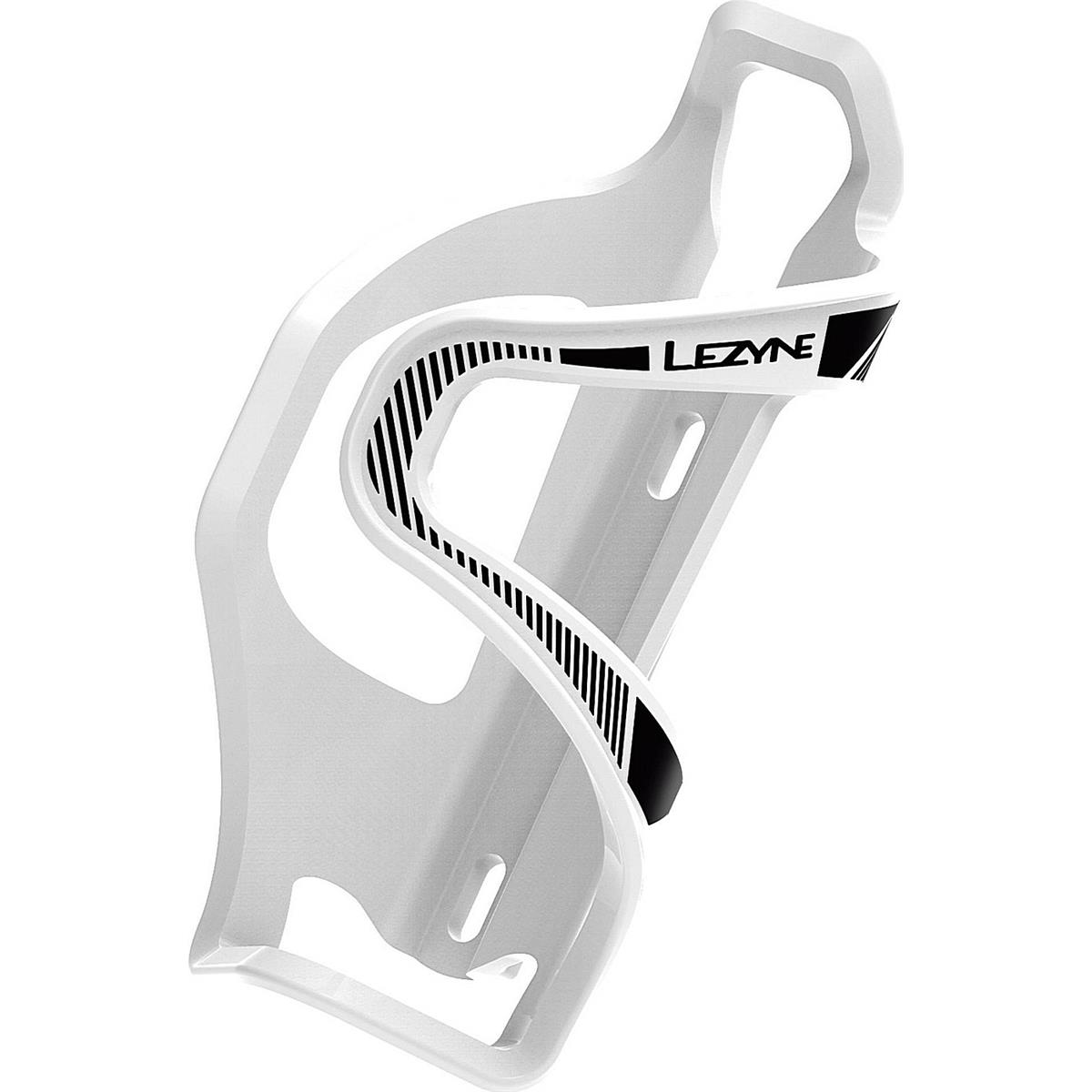 4712805990542 - Lezyne Flow Cage E SL-L Flaschenhalter Weiß - Linkslade 48g