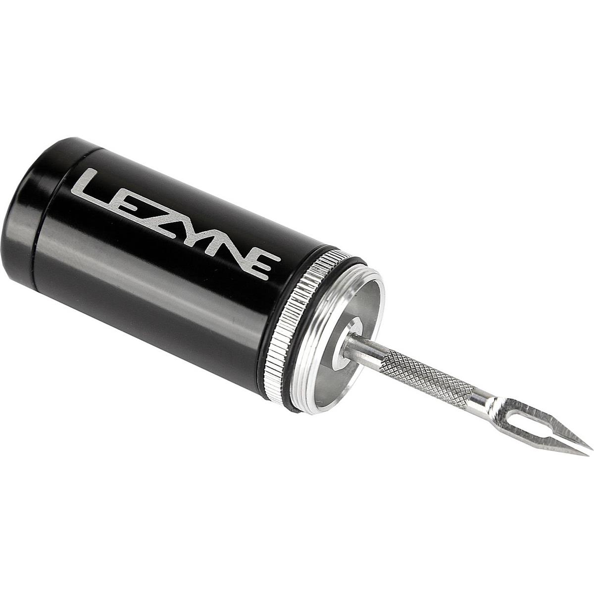 4712805997084 - Lezyne Tubeless Reparaturset 47g mit 5 Stopfen Schwarz Kompakt und Effektiv