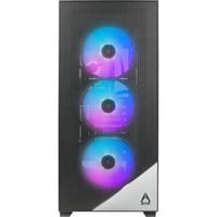 4712839552020 - AZZA Aero - Tower - E-ATX - keine Spannungsversorgung (ATX) - Schwarz - USB Audio