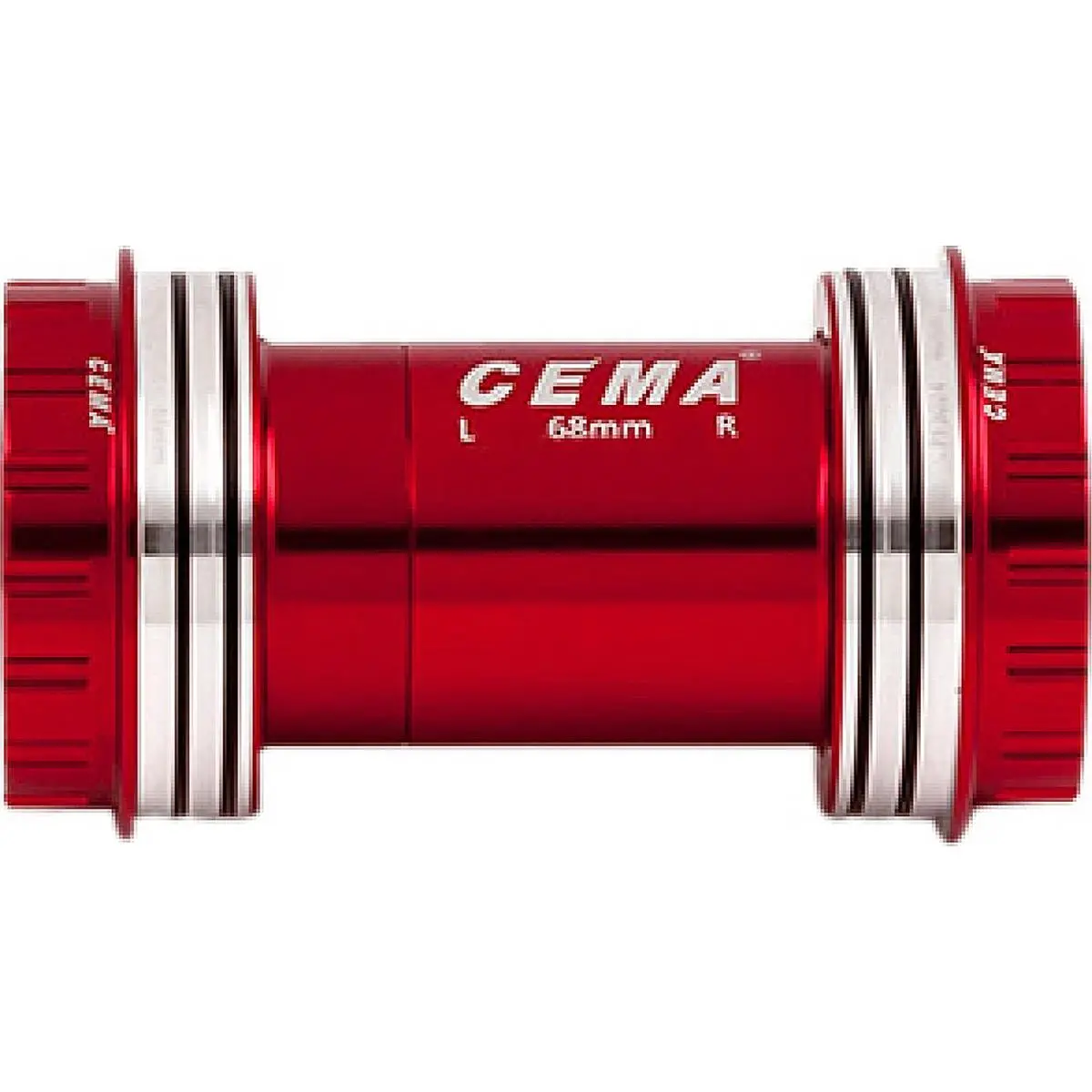 4712910902126 - Interlock PF30 Keramik Innenlager für Shimano 68 73 mm 46 mm Rot