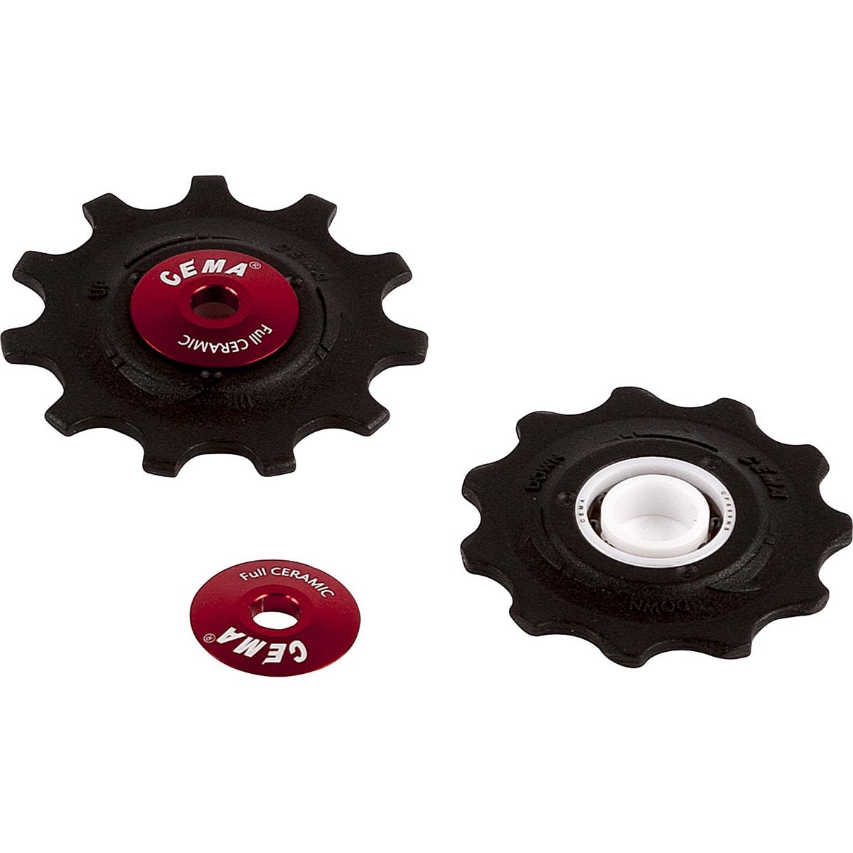 4712910908197 - Keramische Vollpulley Schwarz für Shimano und SRAM 9 10 11v - Hochwertig