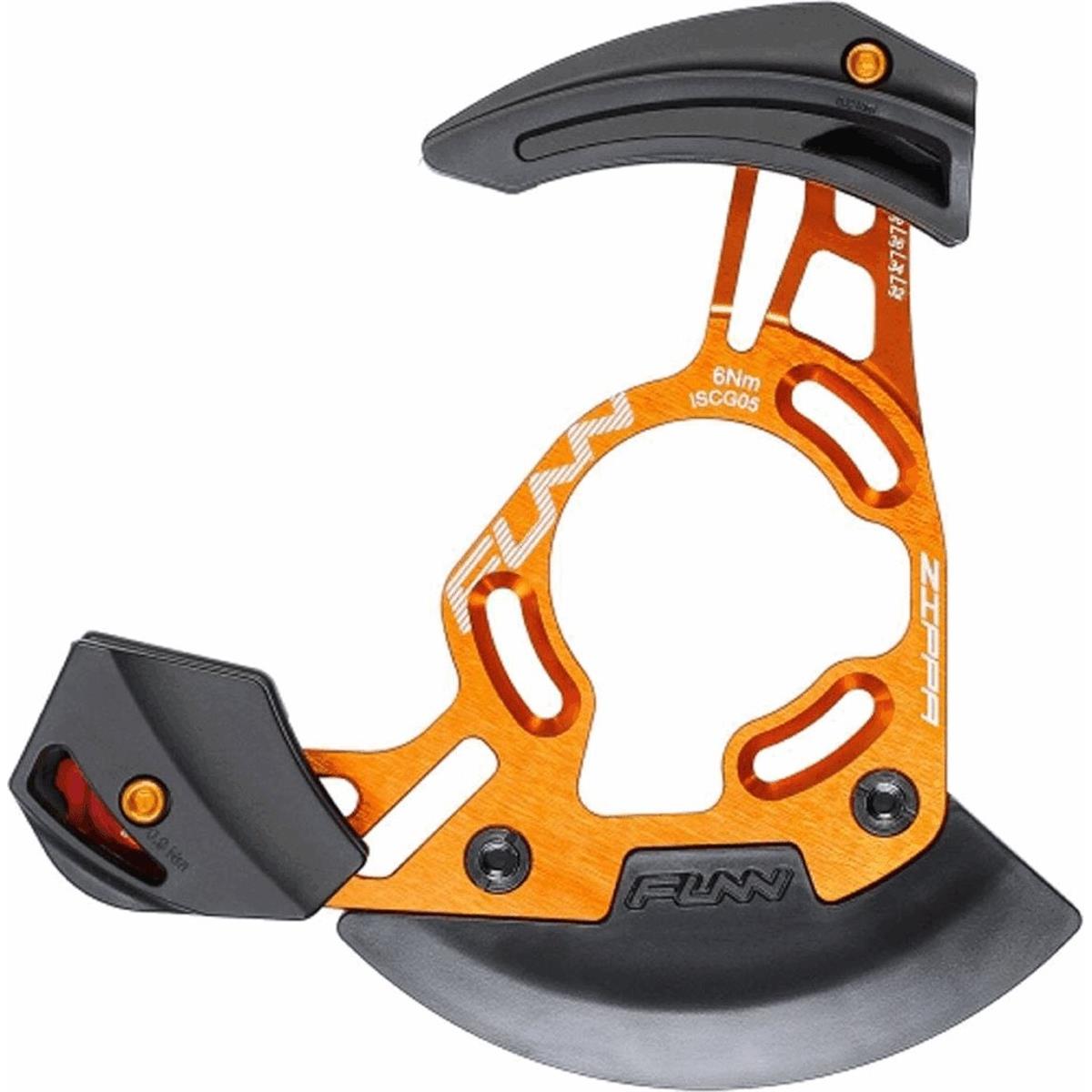 4712931179118 - Zippa DH Kettenführung 32 38 Zähne ISCG05 aus CNC-Aluminium Orange