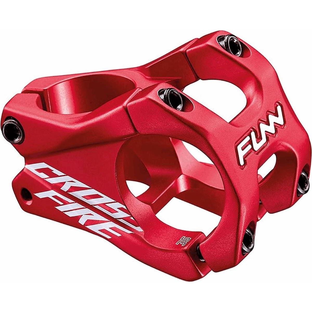 4712931189742 - MTB Vorbau Crossfire 318x50mm aus Aluminium Rot 0° 130g - FUNN