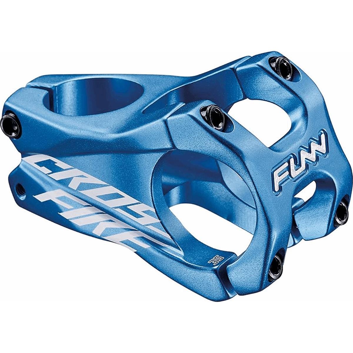 4712931189766 - MTB Vorbau Crossfire 318x50mm aus Aluminium Blau 0° 130g - FUNN