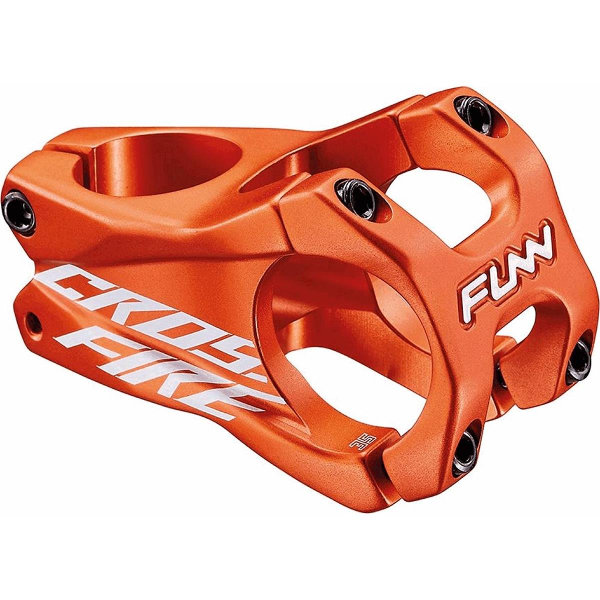 4712931189773 - MTB Vorbau Crossfire 318x50mm aus Aluminium Orange 0° 130g - FUNN