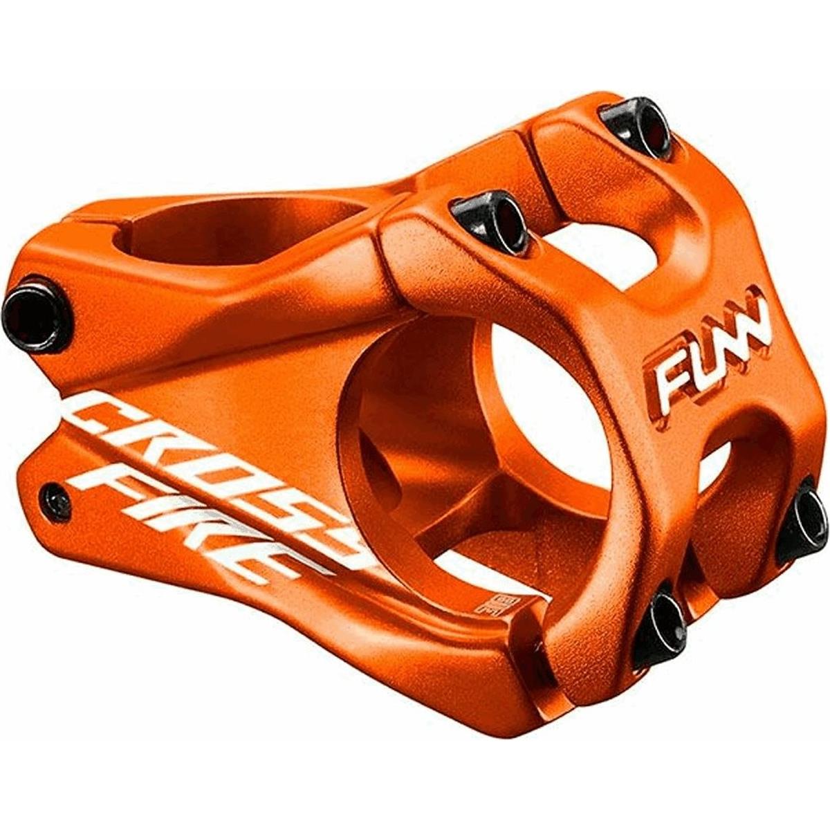 4712931189957 - MTB Vorbau Crossfire 35x50mm aus Aluminium Orange 0° 150g - FUNN