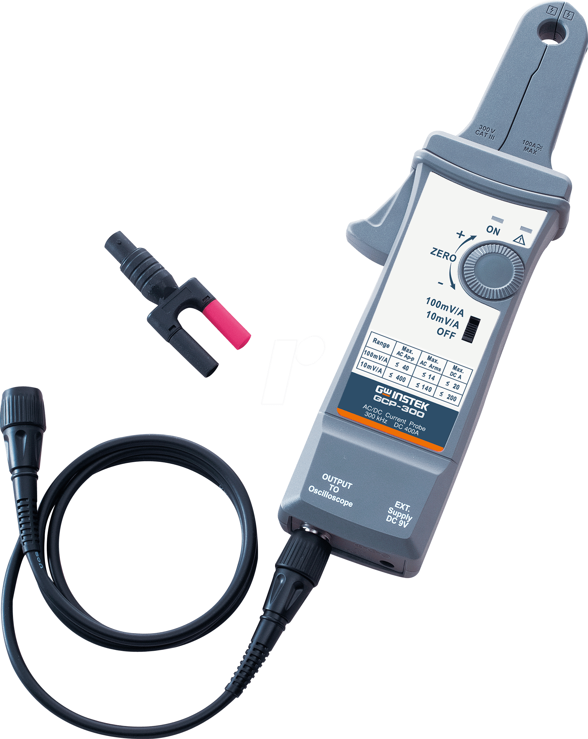 4713008673454 - GCP-300 - Tastkopf 300 kHz 200 A Zangenadapter