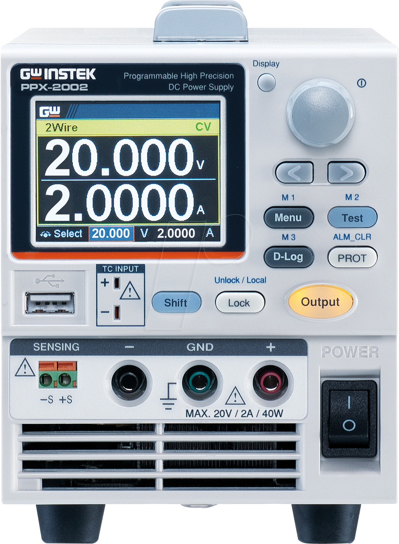 4713008674147 - PPX-2002 EUGPIB - Labornetzgerät 0 - 20 V 0 - 2 A programmierbar GPIB