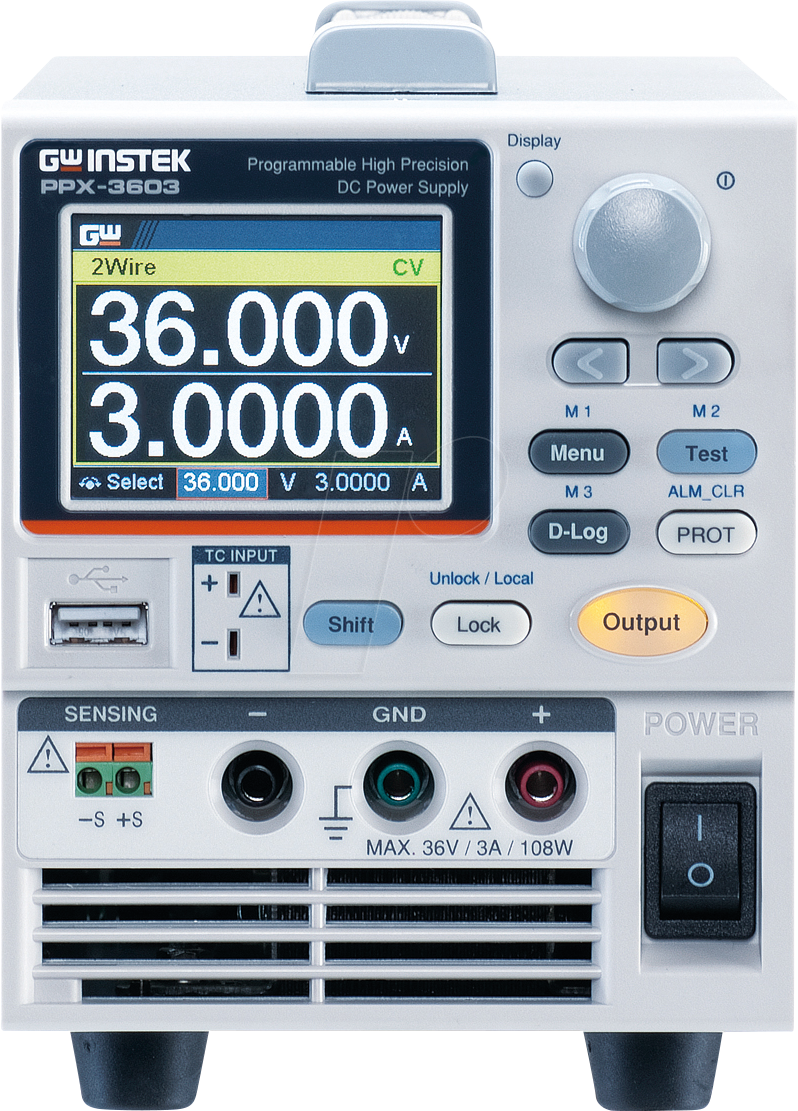 4713008674260 - PPX-3603 EUGPIB - Labornetzgerät 0 - 36 V 0 - 3 A programmierbar GPIB 4713008674260 - PPX-3603 EUGPIB - Labornetzgerät 0 - 36 V 0 - 3 A programmierbar GPIB