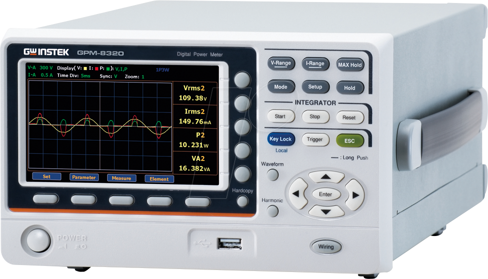 4713008679500 - GPM-8320 - Leistungsmessgerät digital 2 Kanäle RS-232C USB LAN