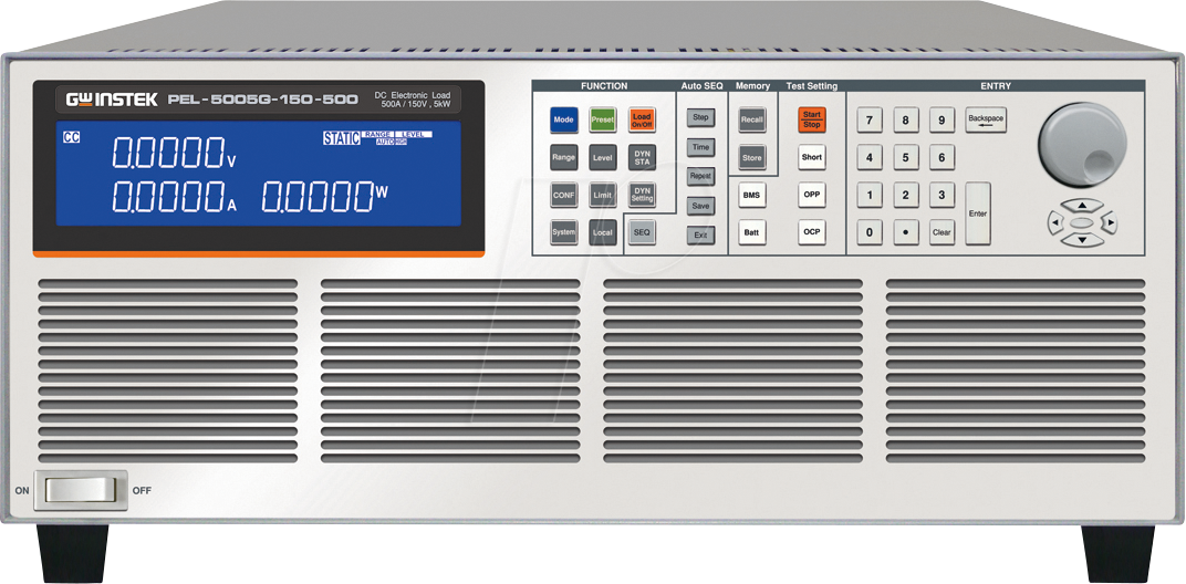 4713008679982 - PEL-5005G-15-500 - Elektronische Last 5000 W 500 A 150 V GPIB RS232 USB LAN