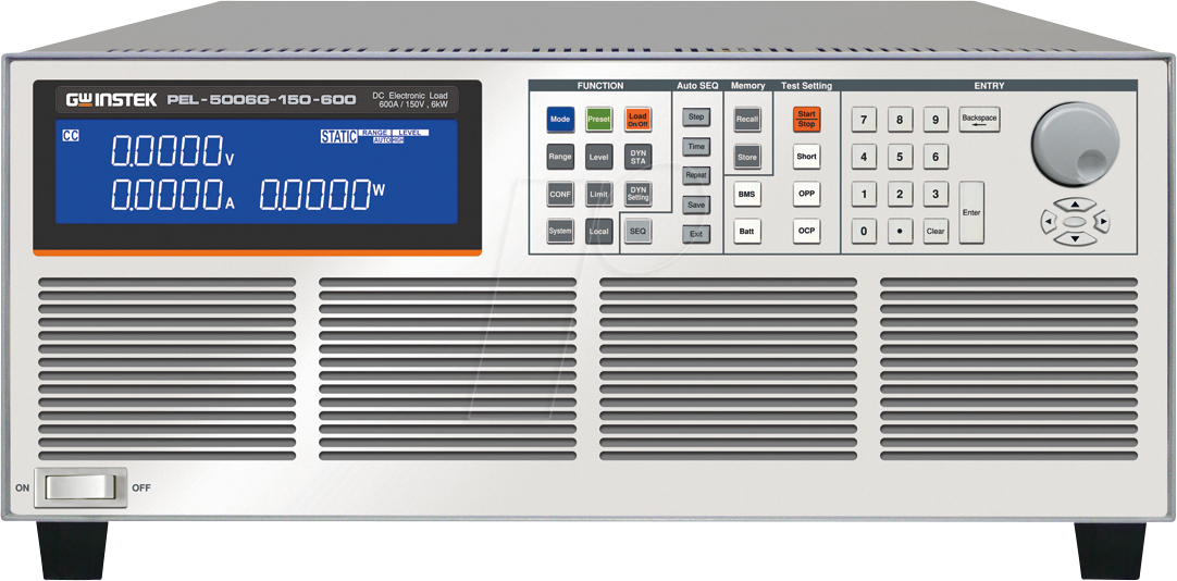 4713008679999 - PEL-5006G-15-60 - Elektronische Last 6000 W 600 A 150 V GPIB RS232 USB LAN