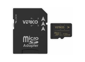 4713095600487 - MicroSDXC Speicherkarte 128GB Class 10 uhs-i mit Adapter - Verico