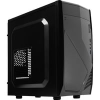 4713105951660 - PGS C Series CS-102 - Tower - Mini-ITX - keine Spannungsversorgung (ATX   PS 2) - Komplett Schwarz - USB Audio