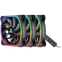 4713157724007 - SquA RGB PC-Gehäuse-Lüfter Schwarz inkl LED-Beleuchtung