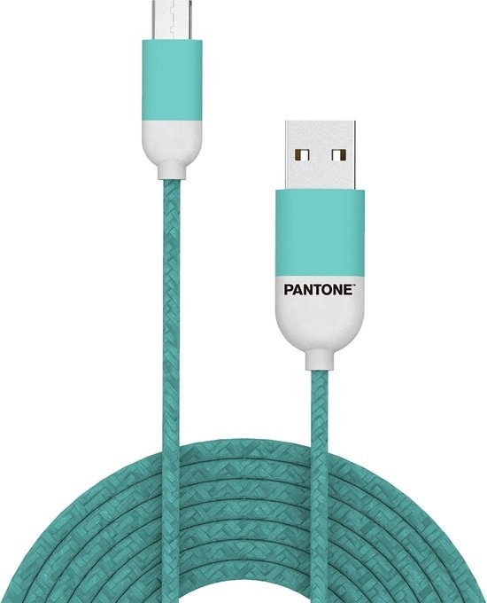 4713213361115 - Micro-USB-Kabel mintgrün - Gummi - | Pantone