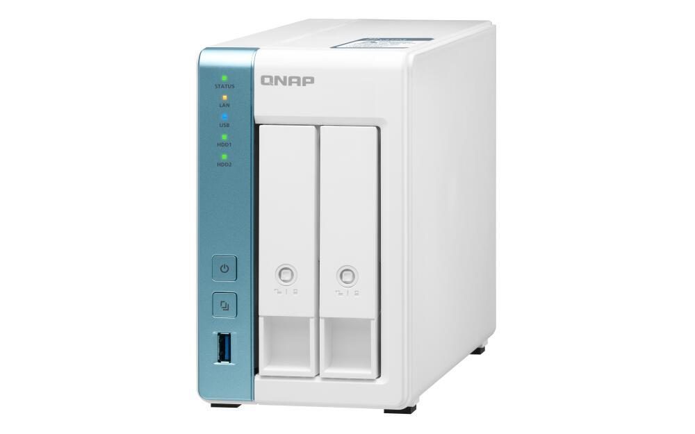 4713213516898 - QNAP TurboStation TS-231P3-4G 2 Einschübe NAS-Server Leergehäuse (TS-231P3-4G)