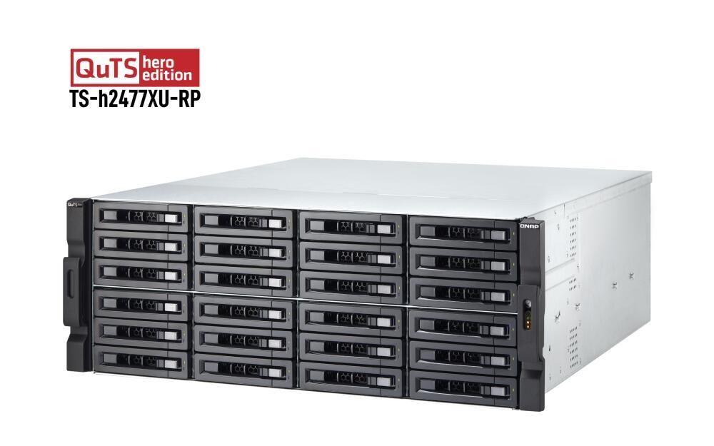 4713213519424 - QNAP TurboStation TS-h2477XU-RP-3700X-32G 24 Einschübe NAS-Server Leergehäuse