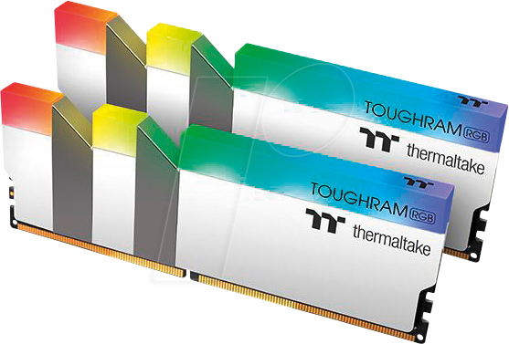 4713227523974 - 40TT1632-2016RGW - 16GB DDR4 3200 CL16 TT TOUGHRAM RGB White 2er Kit