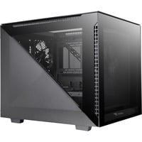 4713227527859 - Divider 200 TG Black Micro-Tower PC-Gehäuse Schwarz 2 vorinstallierte Lüfter Seitenfenster Staubfilter