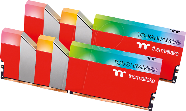 4713227528306 - 40TT1636-2018RRE - 16 GB DDR4 3600 CL18 thermaltake TOUGHRAM RGB Racing Red 2er Kit