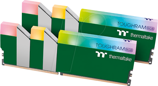 4713227528825 - 40TT1636-2018RGR - 16 GB DDR4 3600 CL18 thermaltake TOUGHRAM RGB Racing Green 2er K