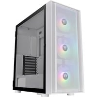 4713227533690 - CA-1T9-00M6WN-01 Midi-Tower PC-Gehäuse Weiß 3 Vorinstallierte LED Lüfter LCS Kompatibel Seitenfenster Für DIY Wasserkühlung geeignet Für AIO