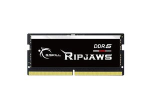 4713294232533 - So-dimm 16 gb DDR5-4800 Arbeitsspeicher - schwarz F5-4800S4039A16GX1-RS Ripjaws (F5-4800S4039A16GX1-RS) - Gskill 4713294232533 - So-dimm 16 gb DDR5-4800 Arbeitsspeicher - schwarz F5-4800S4039A16GX1-RS Ripjaws (F5-4800S4039A16GX1-RS) - Gskill
