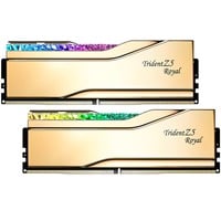 4713294236098 - Trident Z5 Royal DDR5-8000 - 48GB - CL40 - Dual Channel (2 pcs) - Intel XMP - Gold mit RGB