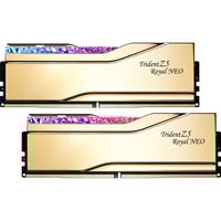 4713294239365 - Trident Z5 Royal Neo RGB DDR5-6000 - 48GB - CL26 - Dual Channel (2 pcs) - AMD EXPO - Gold mit RGB 4713294239365 - Trident Z5 Royal Neo RGB DDR5-6000 - 48GB - CL26 - Dual Channel (2 pcs) - AMD EXPO - Gold mit RGB