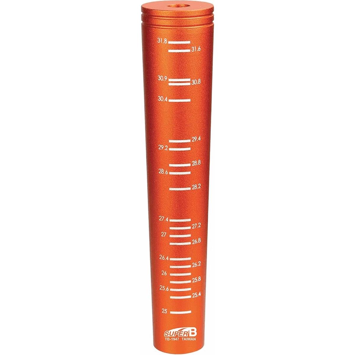 4713331014337 - Sattelrohr Durchmesser Messgerät 25-318mm Orange - superB Präzision und Zuverlässigkeit