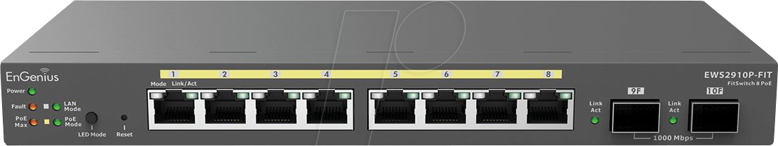 4713361936272 - EG EWS2910P-FIT - Switch 10-Port Gigabit Ethernet PoE+ SFP