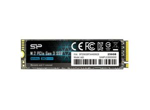 4713436129639 - SILICON POWER P34A60 - SSD - 256 GB - intern - M2 2280 - PCIe 30 x4 (NVMe)