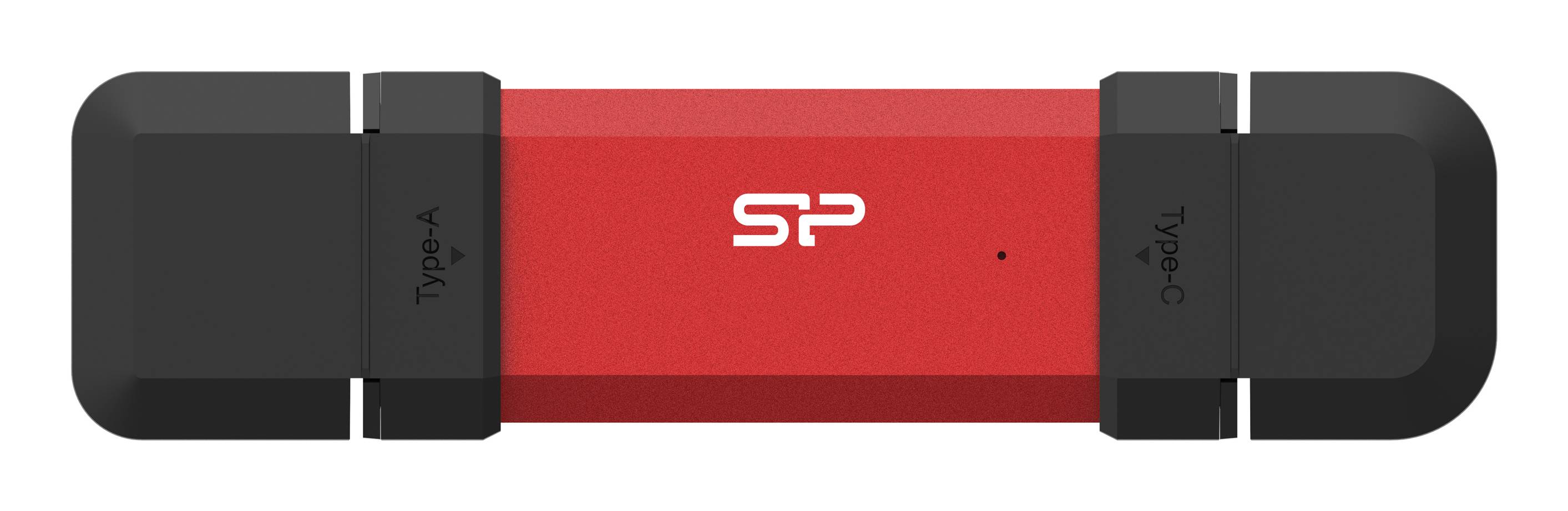 4713436162575 - 500GB USB Stick DS72 Typ A+C 1050 850MB`s Red
