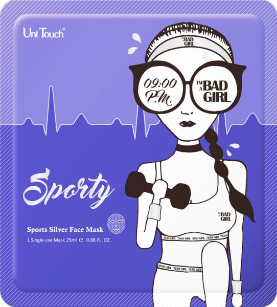 4713909410103 - Bad Girl Sports Silver Face Mask 25 ml